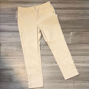 NWT Size 4P = 0P Chico's So Slimming Tan Casual Pull-on Pants. Lightweight Comfy